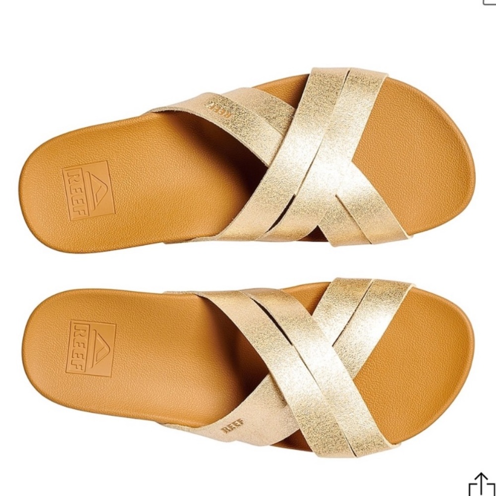 Reef | Cushion Spring Bloom Sandal in Champagne Size 8